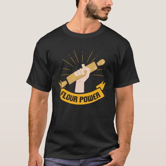 T-shirt Flour Power I Baking & Pastry Shop I Bakers (Devant)