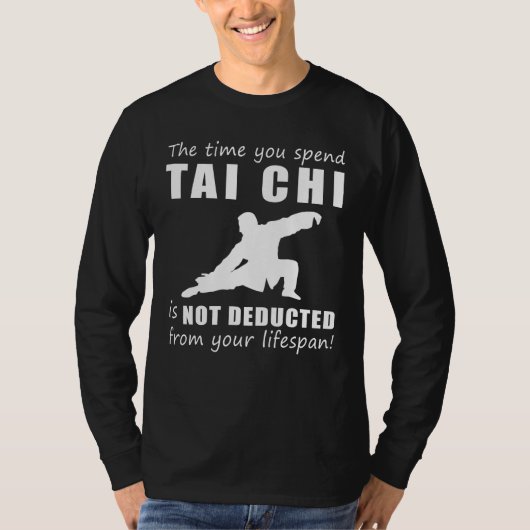 T-shirt Flow & Laugh ! Tai Chi - Pas De Déduction Pour La  (Devant)