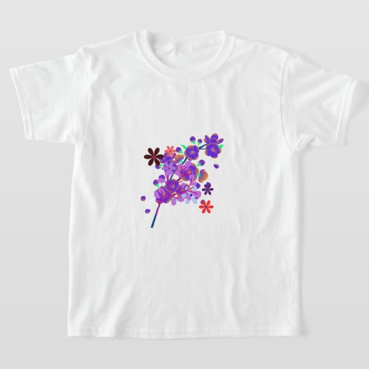 T-shirt Flower and Leaf Art - Botanical Garden (Poser)
