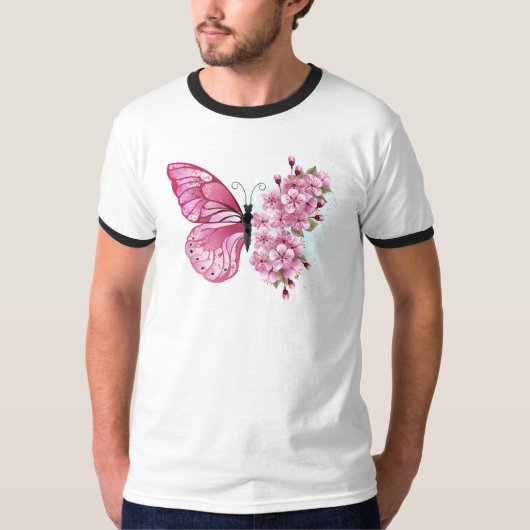 T-shirt Flower Butterfly (Devant)