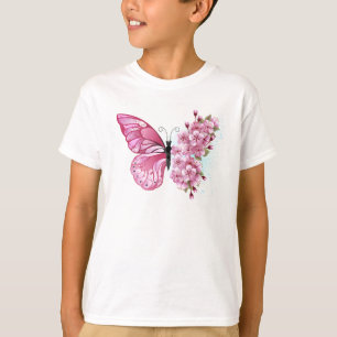 T-shirt Flower Butterfly