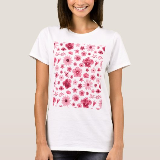 T-shirt flower camiseta (Devant)