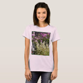 T-shirt Flower Garden Pastel Painting (Devant entier)