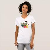 T-shirt Flower love tulips arrosage canettes en caoutchouc (Devant entier)