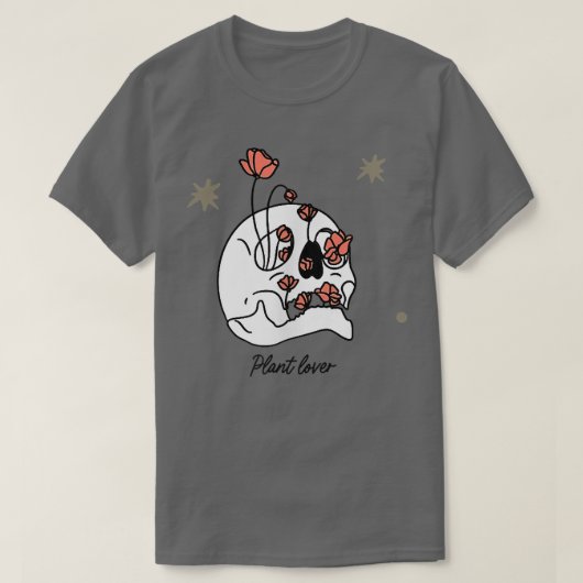 T-shirt Flower pot design for plant lover (Design devant)