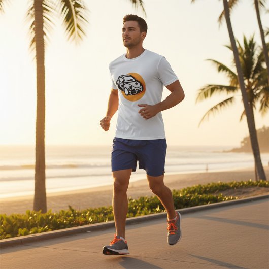 T-shirt Flower Power Car Cute Hippie Style