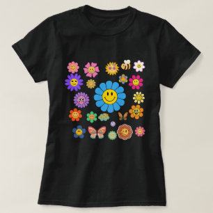T-shirt Flower Power Femmes