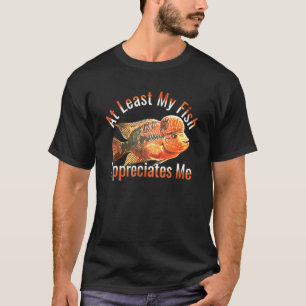 T-shirt Flowerhorn Cichlidé M'apprécie Poisson d'Aquarium
