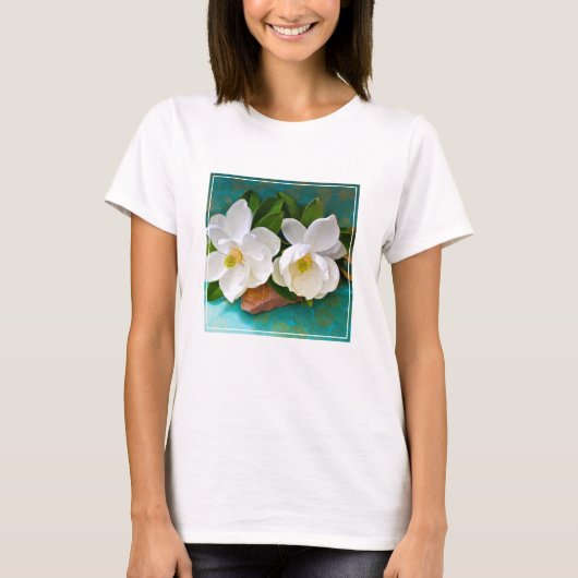 T-shirt Flowers | Magnolia Flower (Devant)