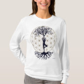 T-shirt Flowertree of LIFE Longsleeve (Devant)