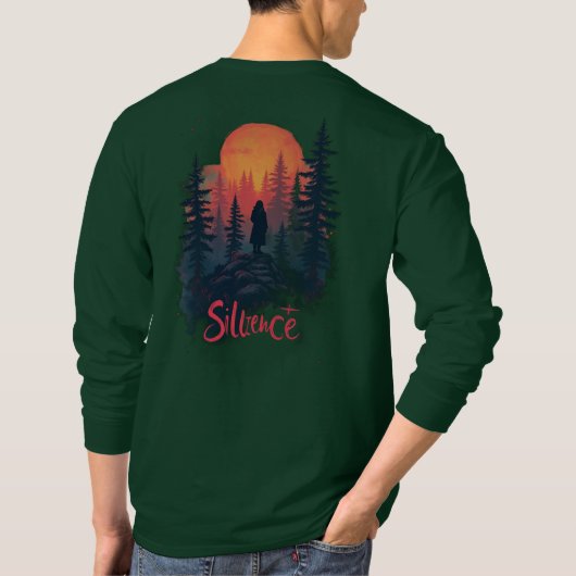 T-shirt Fluent en silence (Dos)