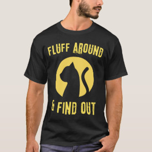 T-shirt Fluff autour de Sarcastic Cat Lady Citation Humour