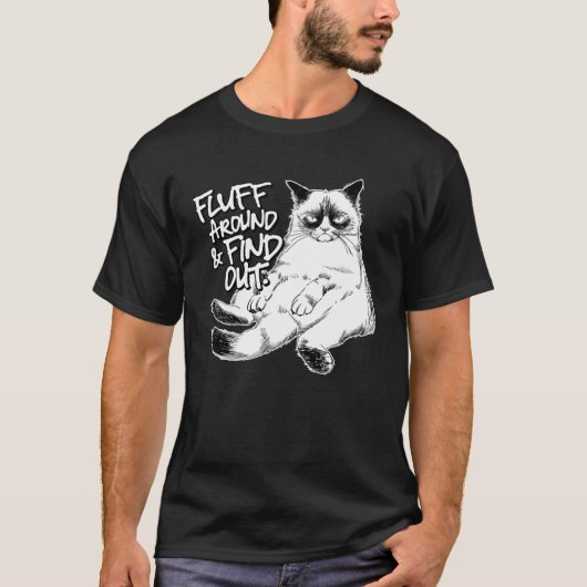T-shirt Fluff autour et découvrez Grumpy Kitty Sarcastic C (Devant)