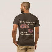 T-Shirt Fluff n Stuff Alien (Dos entier)