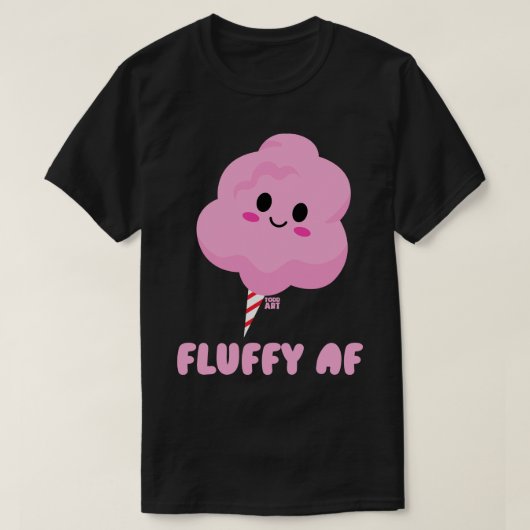 T-SHIRT FLUFFER AF (Design devant)