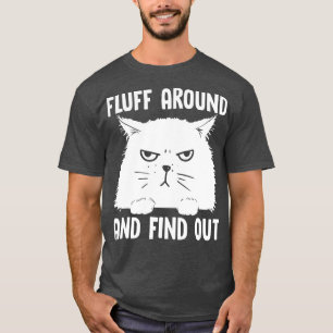 T-shirt Fluffez Autour Et Découvrez Drôle Amoureux des cha