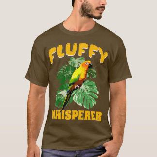 T-shirt Fluffin Whisperer Soleil Conure Oiseau Amoureux Pa