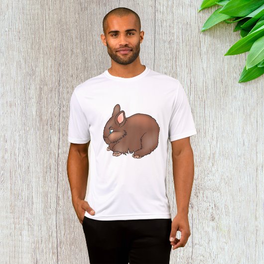 T-shirt Fluffy Brown Bunny Rabbit Adorable Animal