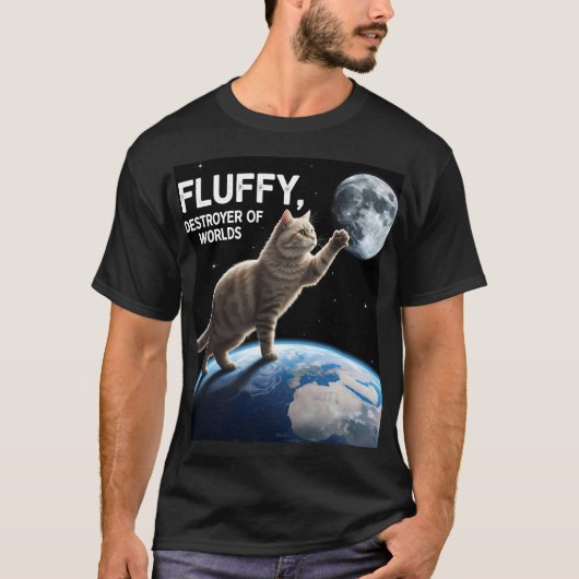 T-shirt Fluffy, Destroyer of Worlds (Devant)