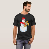 T-shirt Flugelhorn Snowman (Devant entier)