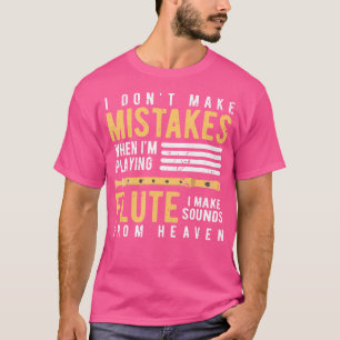 T-shirt Flute amusant Chemise Flute cadeau
