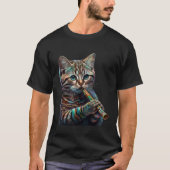 T-shirt Flute Cat (Devant)