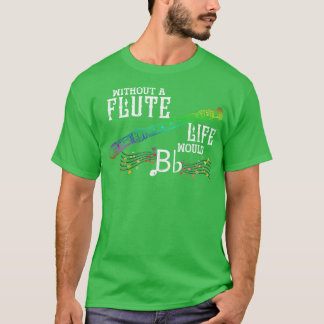 T-shirt Flûte de la plume musicienne