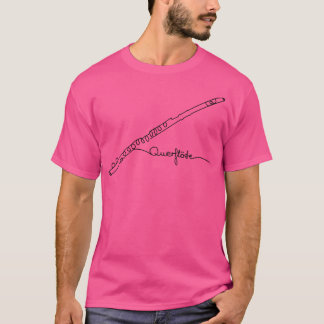T-shirt Flûte de l'orchestre à flux musicaux en une seule