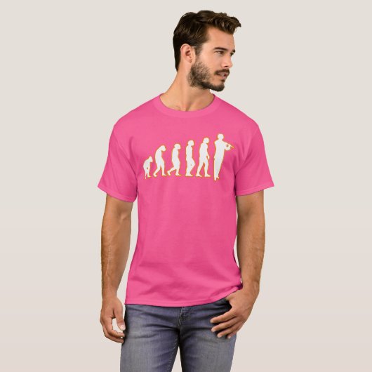 T-shirt Flûte d'évolution de la flute (Devant entier)