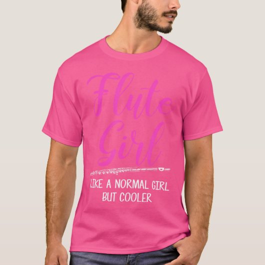 T-shirt Flûte Flute Fille (Devant)