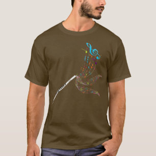 T-shirt Flûte flûtiste note musicale