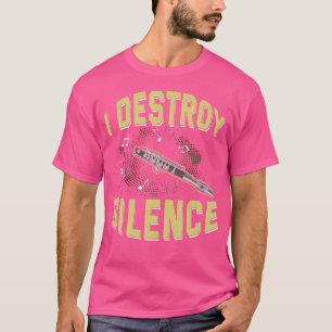 T-shirt Flute Lover Chemise Funny Flute Musicien Instrumen