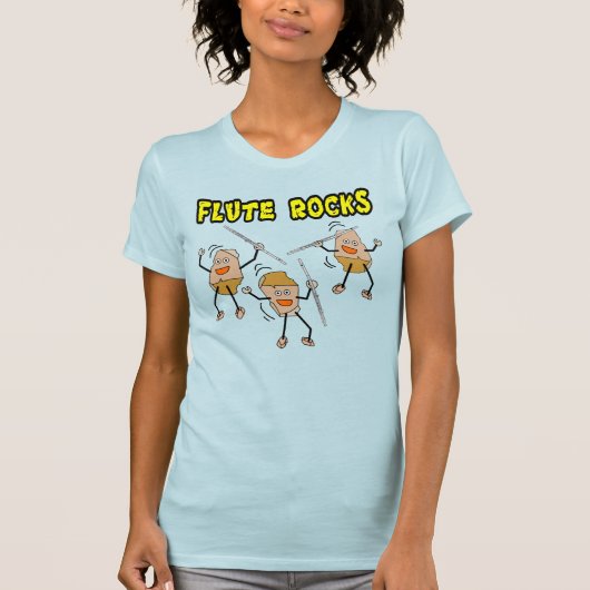 T-shirt Flute Rocks (Devant)