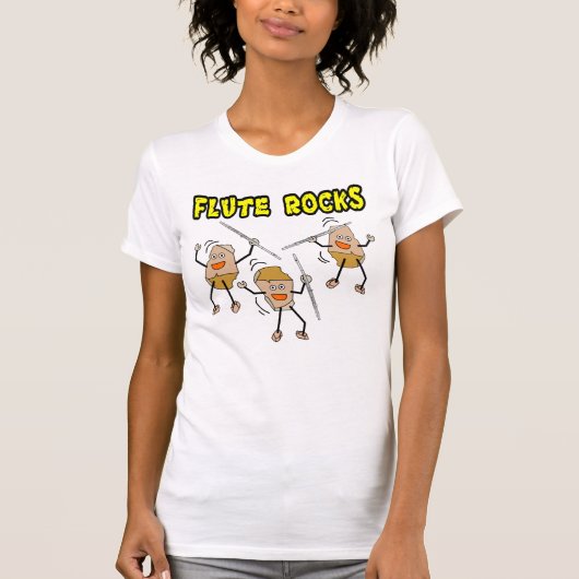 T-shirt Flute Rocks (Devant)