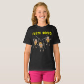 T-shirt Flute Rocks (Devant entier)
