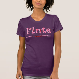 T-shirt Flûte rose