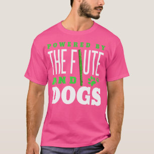 T-shirt Flute Shirt Drôle Aspirateur de chien Instrument A