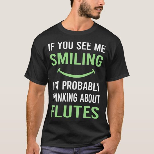 T-shirt Flûte souriante (Devant)