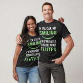 T-shirt Flûte souriante (Unisexe)