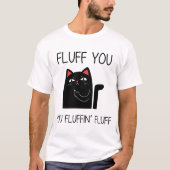 T-shirt Fluth you drôle cat (Devant)