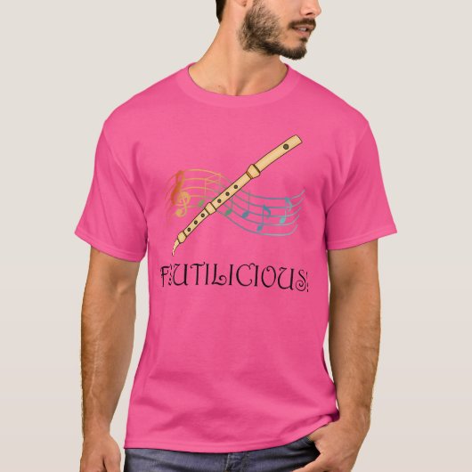 T-shirt Flutilicious Funny Citation Classique Orchestre Fl (Devant)