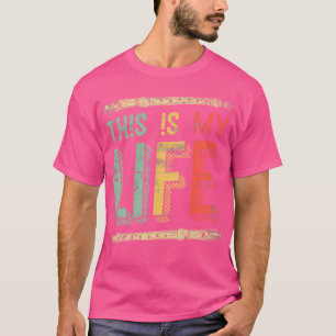 T-shirt Flutist Colorée Notes de musique Flûte