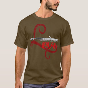 T-shirt Flutist Love Flute