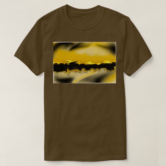 T-shirt Flux abstrait d'alchimie (Design devant)