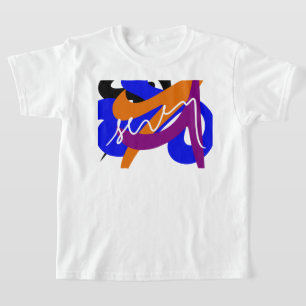 T-shirt Flux Abstrait dynamique