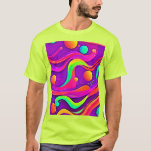 T-shirt Flux arc-en-ciel : Amusement Abstrait