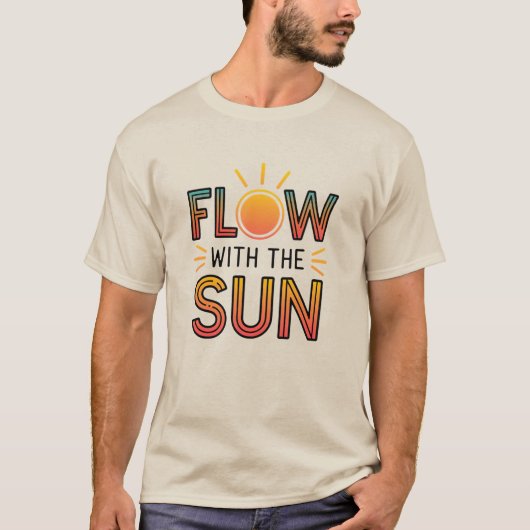 T-shirt Flux avec le soleil (Devant)