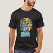 T-shirt Flux Avec Vie Squelette Tropical Vibes Été (Devant)