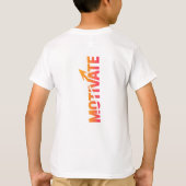 T-shirt Flux de motivation - Design de dégradé dynamique (Dos)