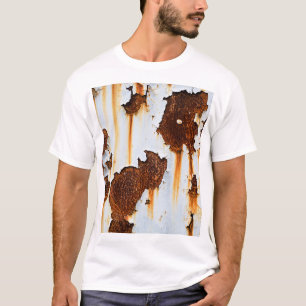 T-shirt Flux de rouille blanche corrompu